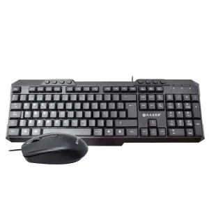 NACEB KIT DE TECLADO MULTIMEDIA Y MOUSE NEGRO NA-618N