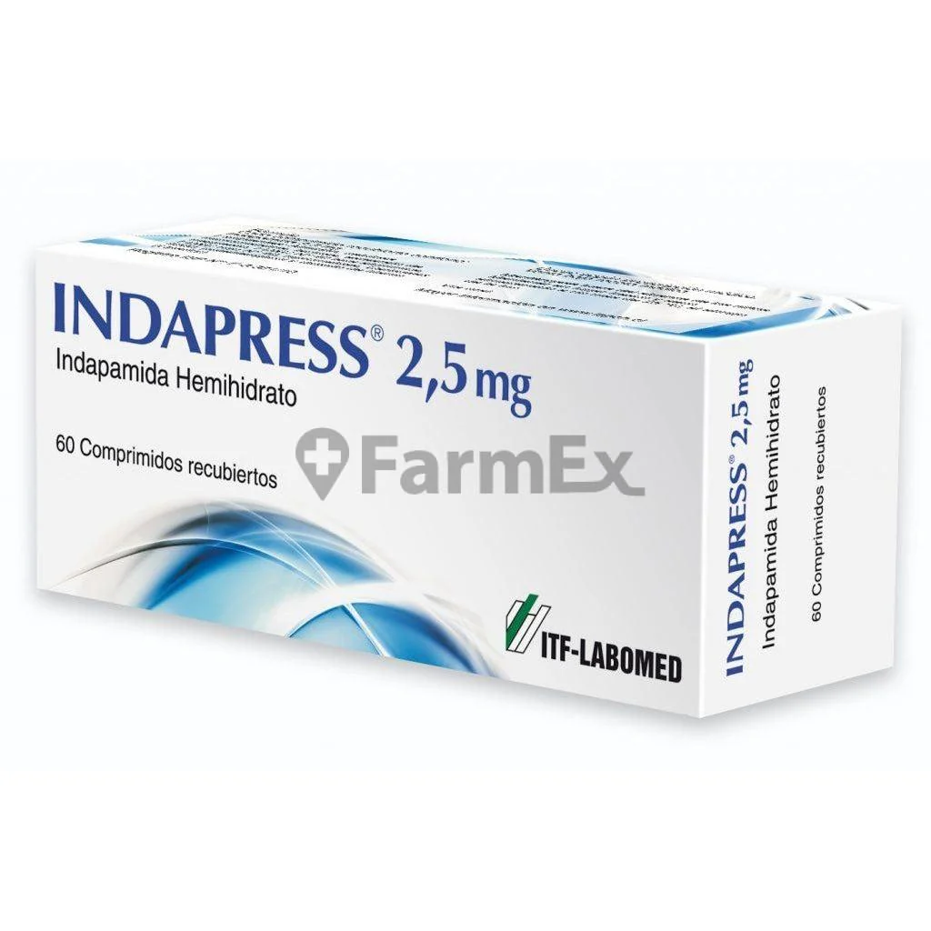 Indapress 2,5 mg x 60 comprimidos