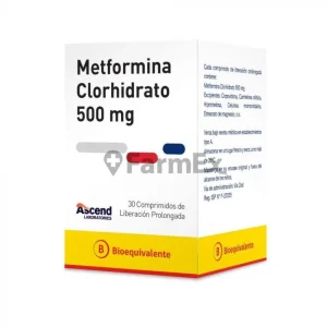 Metformina Lp 500 mg x 30 comprimidos "Ley Cenabast"