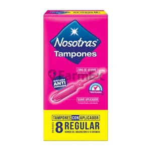 Nosotras "Tampones con Aplicador Regular" x 8 unidades